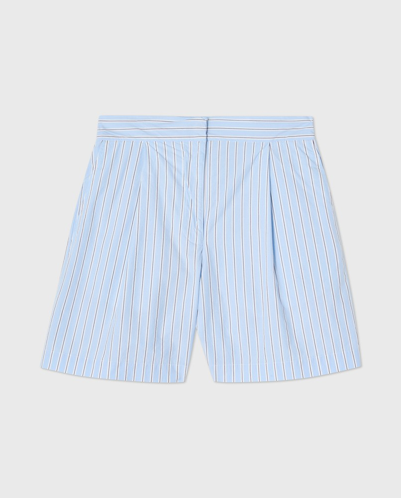 Women’s Blue Striped Oversized Shirt